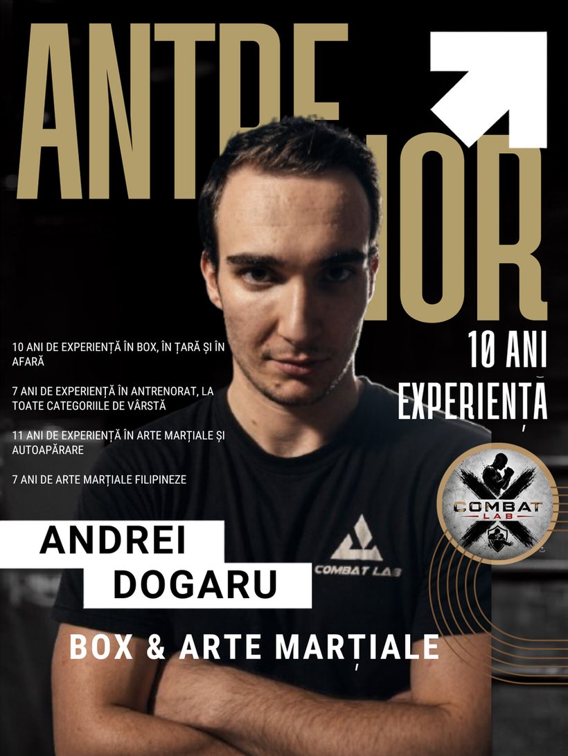Andrei Dogaru, antrenor la Combat Lab